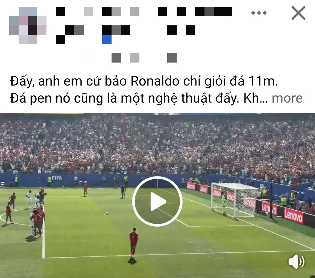 Pha đá hỏng penalty của Mbappe được nhắc cùng Messi và Ronaldo.