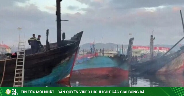 Vụ cháy 8 tàu cá ở cảng Tam Quan, tỉnh Gia Lai: Khu neo đậu thiết kế 1.200 tàu, nay quá tải hơn 2.000 chiếc