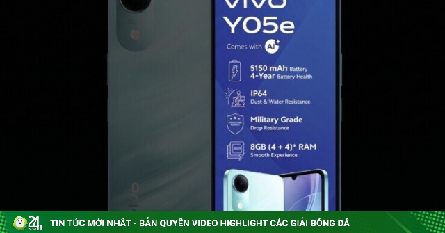 Vivo Y05e ra mắt: Độ bền chuẩn quân đội, pin 5.150 mAh, giá chỉ 3,5 triệu đồng