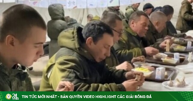 Căng-tin dã chiến của lính Nga trên chiến trường Ukraine