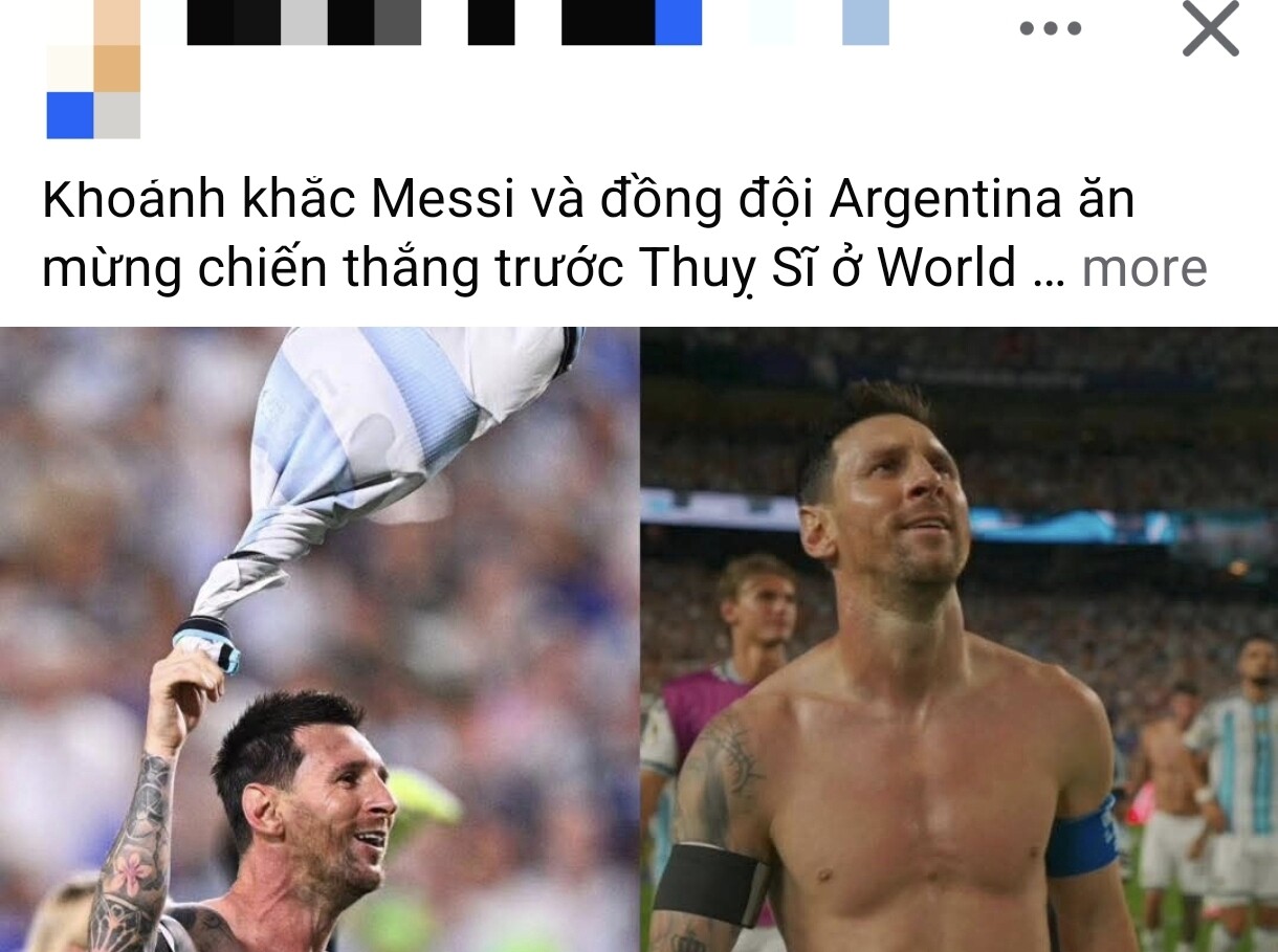 Những khoảnh khắc của Messi đang lan tỏa khắp mạng xã hội.