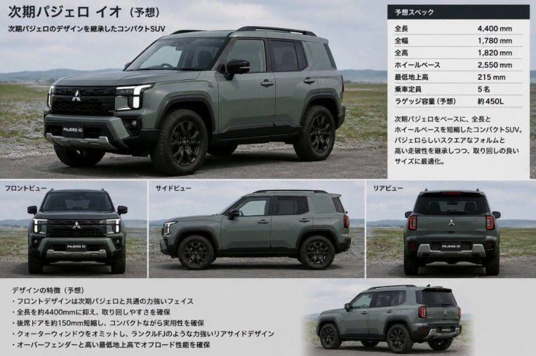 Lộ thêm ảnh phác thảo mới về dòng Mitsubishi Pajero iO - 2