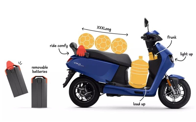 Xe máy điện mới có tầm hoạt động 187 km, sạc nhanh 65 phút đạt 80% - 2