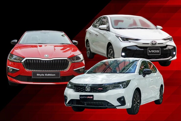 Thị trường sedan hạng B đang bị ảnh hưởng bởi sức ép từ các mẫu xe gầm cao và ô tô điện.