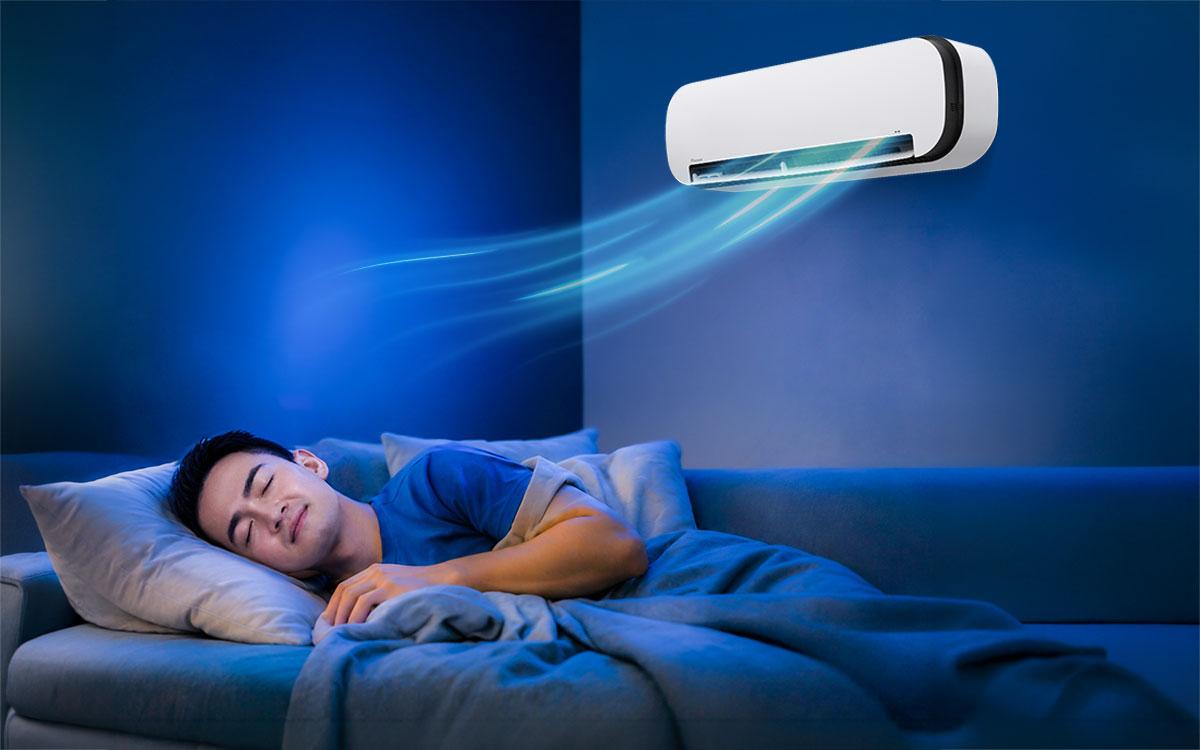 AIR CARD Sleep tinh chỉnh nhiệt độ theo 5 giai đoạn của giấc ngủ, giúp cơ thể nghỉ ngơi trọn vẹn.