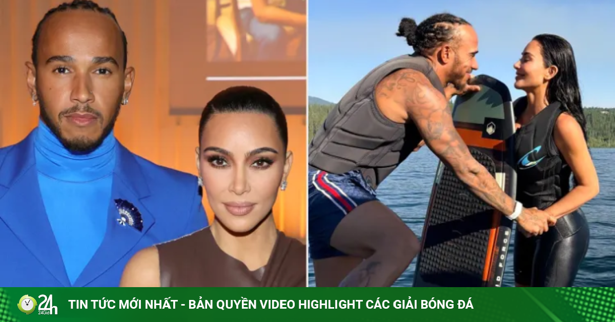 Siêu sao F1 Hamilton hạnh phúc bên Kim "siêu vòng 3", tung loạt ảnh gây bão mạng