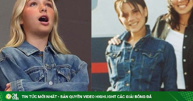 Harper Beckham tái hiện phong cách biểu tượng của mẹ thời Spice Girls