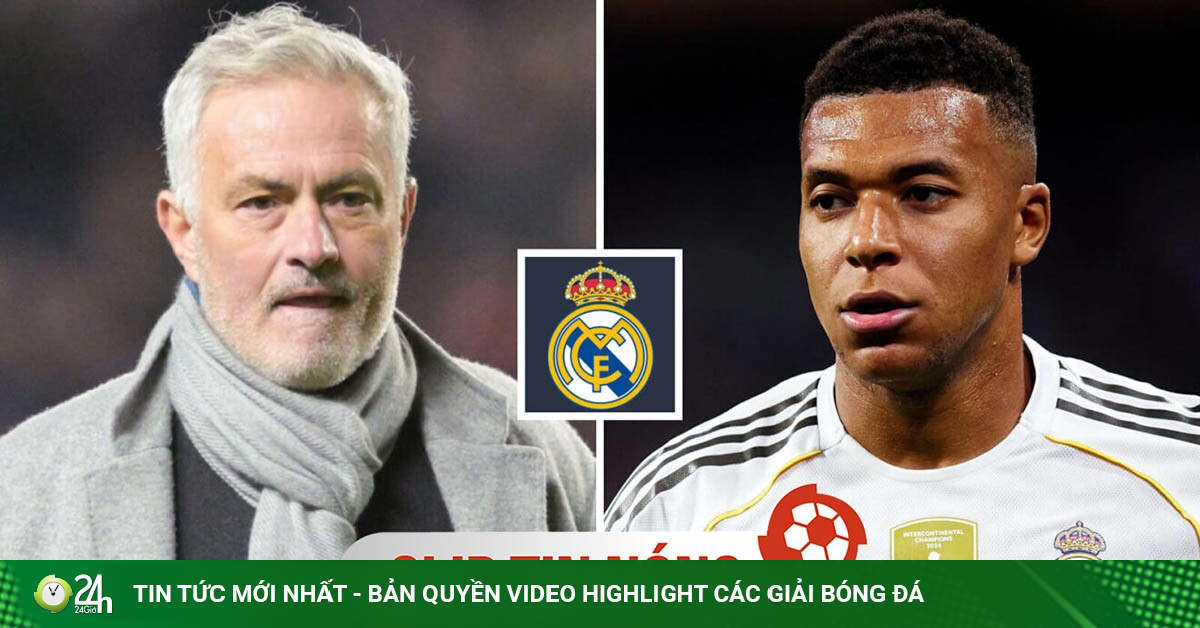 Không đoạt World Cup, Mbappe nguy cơ bị HLV Mourinho tước vị thế siêu sao số 1 ở Real (Clip Tin nóng)