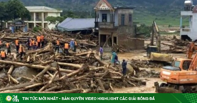 Hiện trường ngổn ngang sau trận lũ dữ kinh hoàng ở Mường Than, Lai Châu