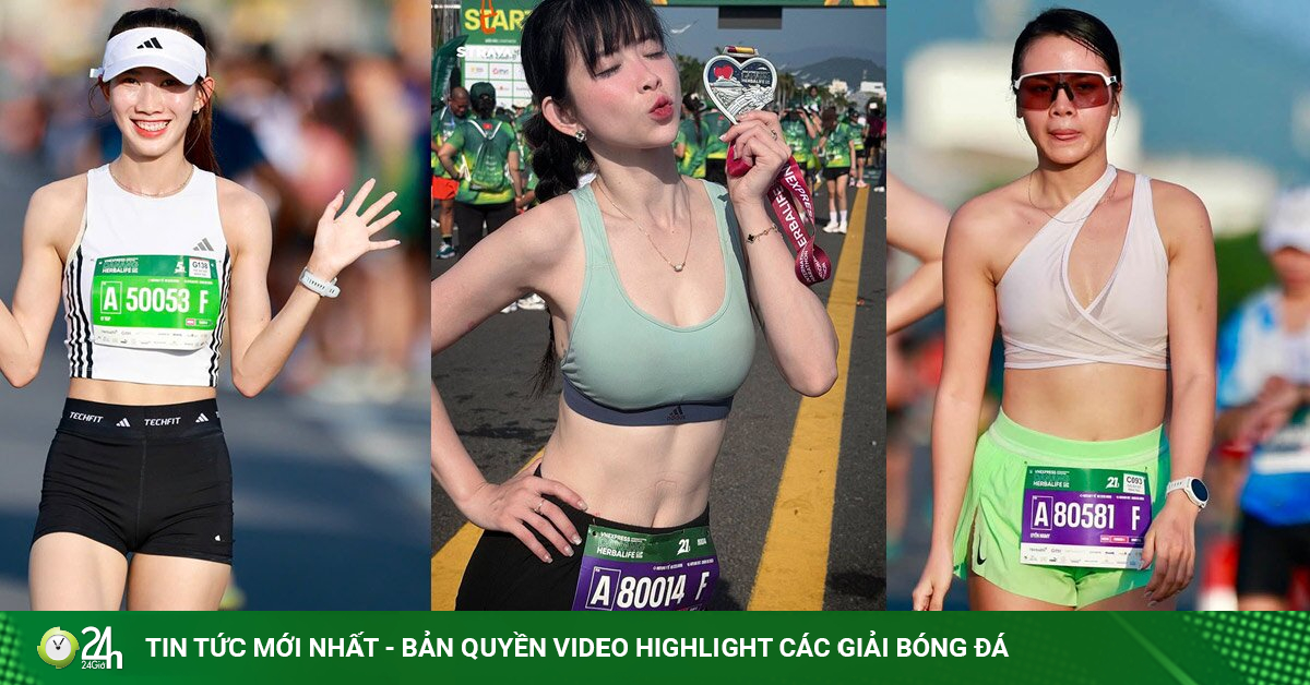 Hot girl võ thuật Châu Tuyết Vân đọ sắc cùng dàn người đẹp chạy marathon