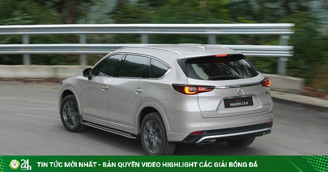 Giá xe Mazda CX-8 niêm yết và lăn bánh tháng 7/2026