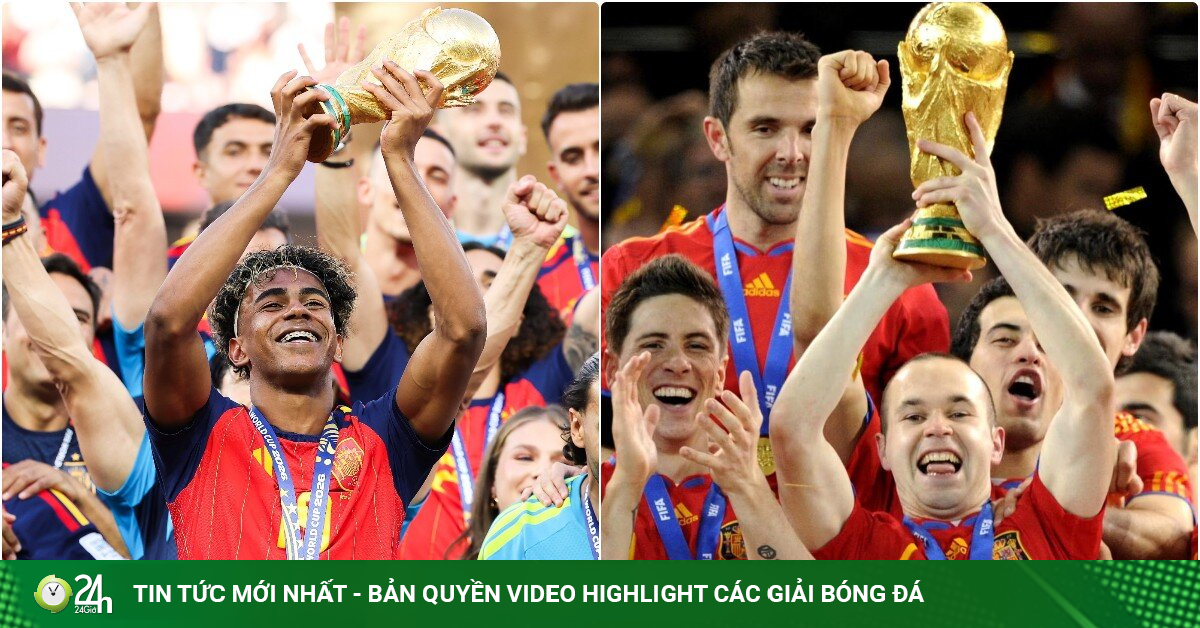 ĐT Tây Ban Nha 2 lần vô địch World Cup: Cầu thủ Barcelona thống trị, Real Madrid mất hút