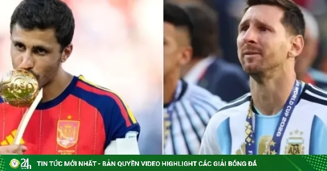 Vì sao Rodri được trao Quả Bóng Vàng World Cup 2026 thay vì Lionel Messi?