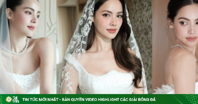 4 đầm tôn vóc 'mỹ nhân đẹp nhất Thái Lan' trong ngày cưới