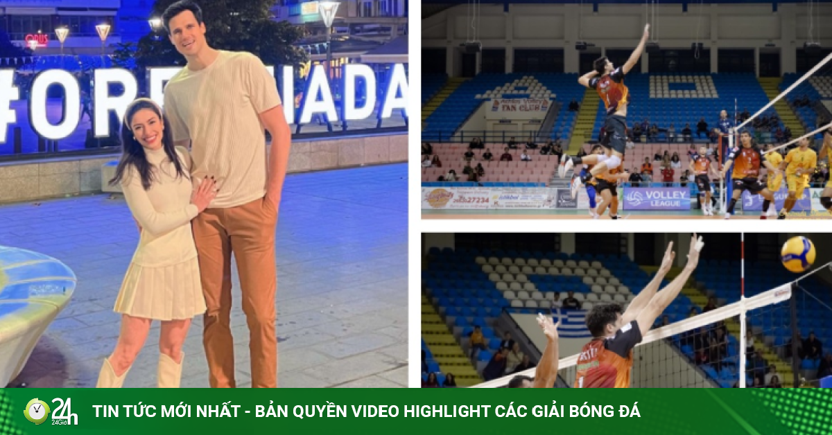Mỹ nhân 1m8 xinh như hoa hậu, hóa "nấm lùn" khi cưới sao bóng chuyền cao 2m17