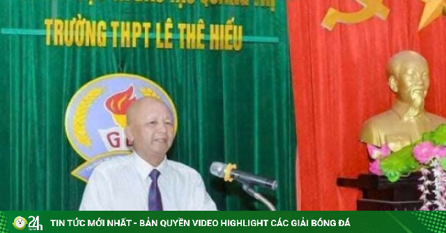 Cựu hiệu trưởng muốn tặng lương hưu cho người tố cáo gian lận thi tốt nghiệp ở Quảng Trị