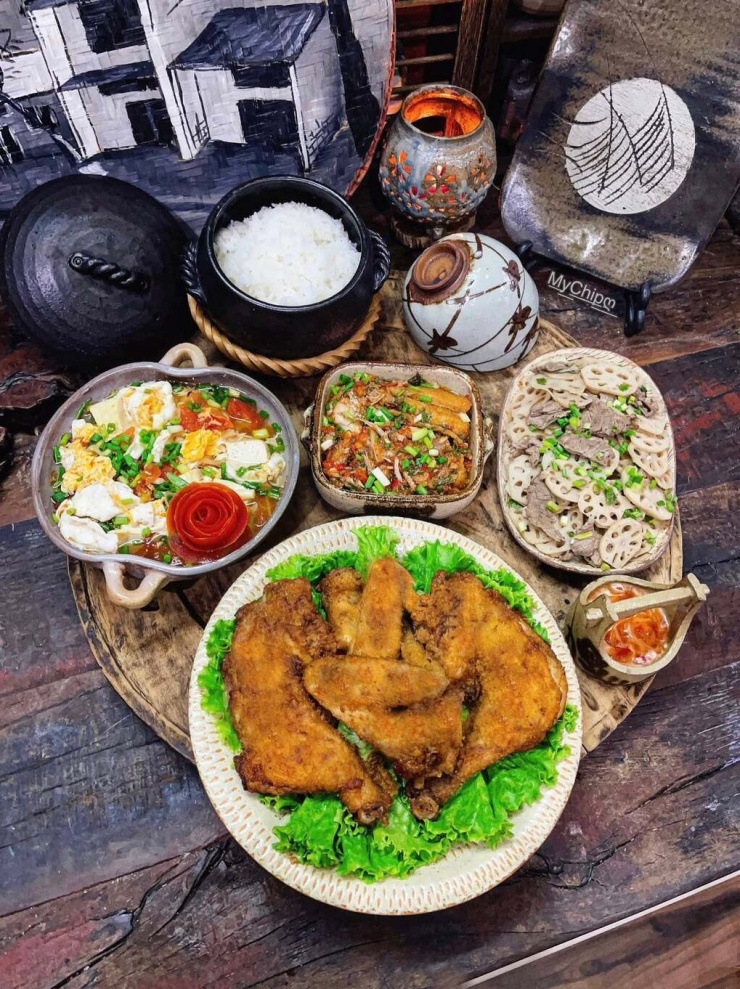 Mâm cơm được khen như nhà hàng của mẹ đảm Hải Phòng - 5