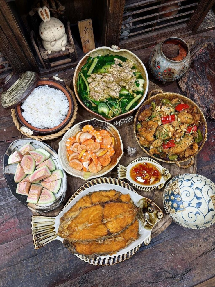Mâm cơm được khen như nhà hàng của mẹ đảm Hải Phòng - 8
