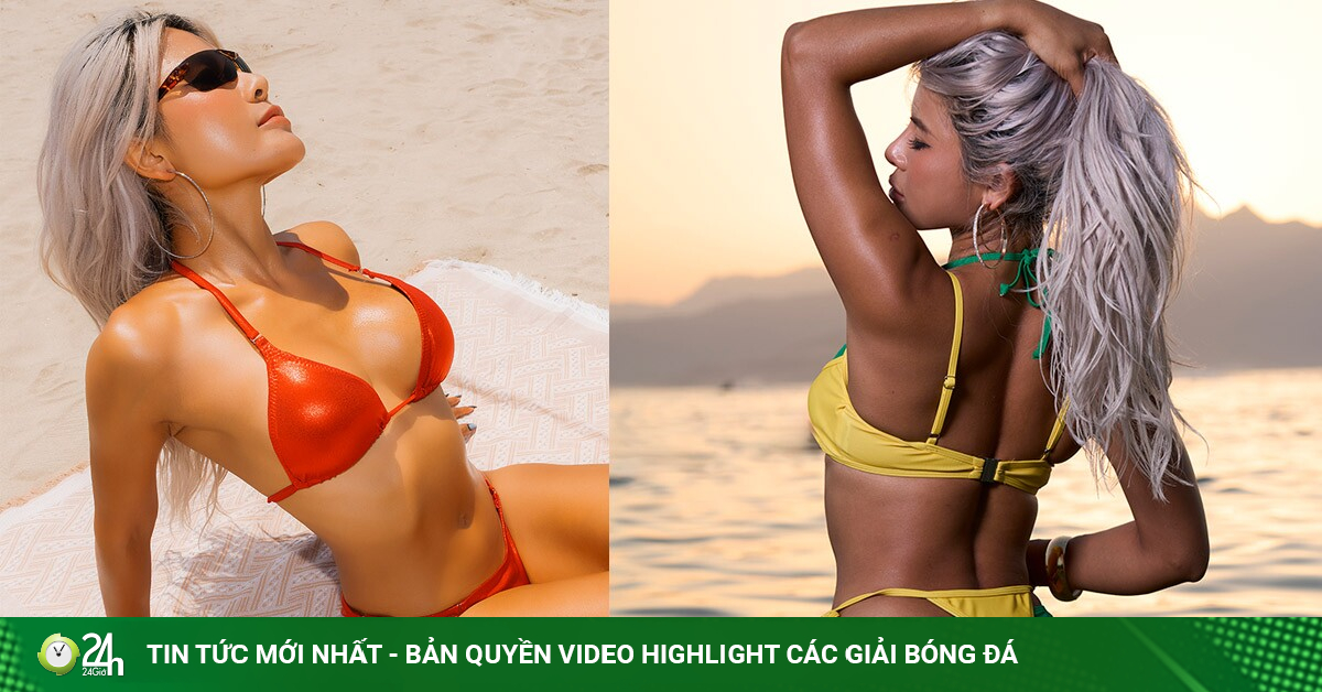Người đẹp thể hình mặc bikini khoe vòng ba 98 cm, sẵn sàng “săn” HCV marathon