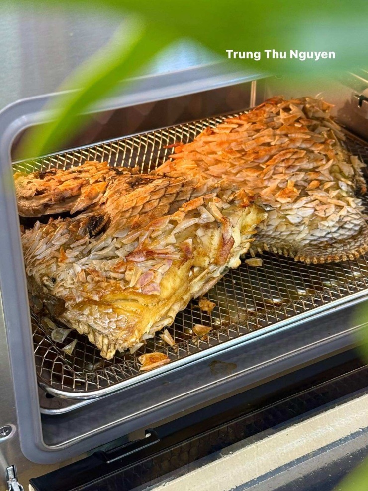 Chiên lại trong nồi chiên để được ráo dầu