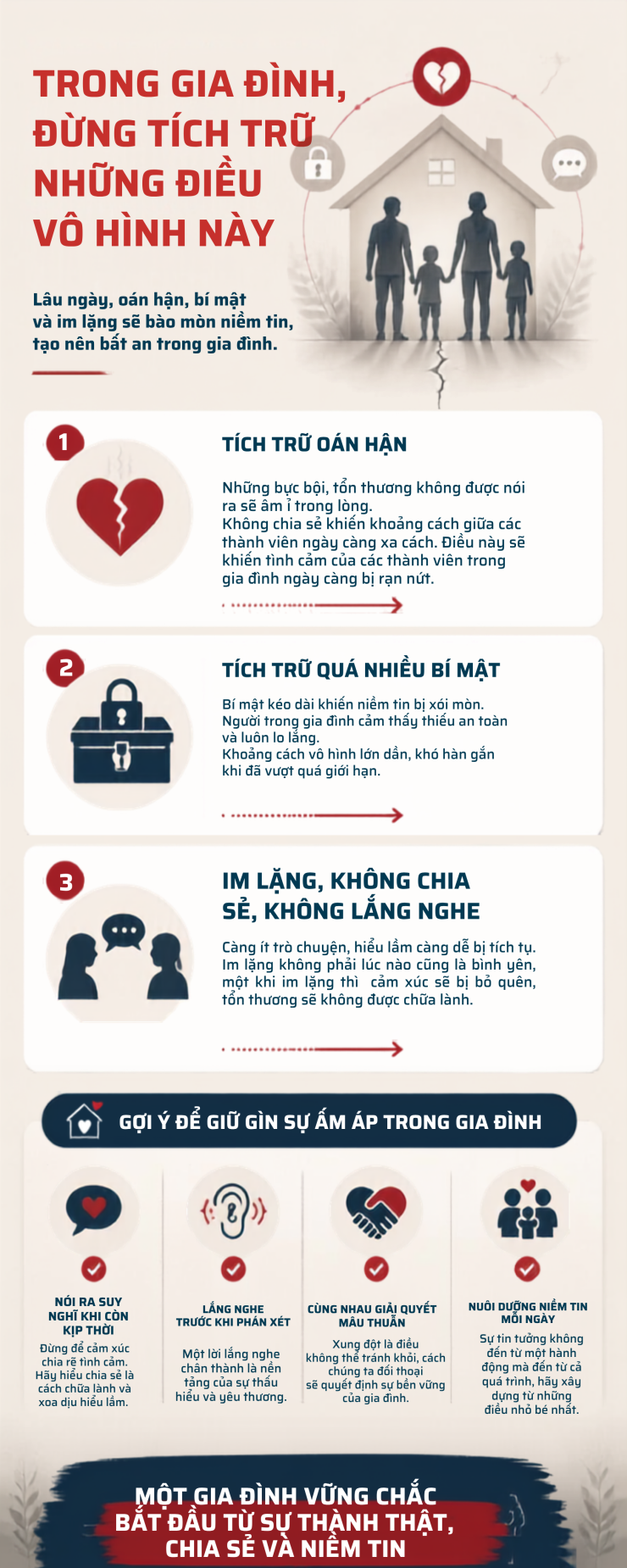3 thứ càng 'tích trữ' trong gia đình càng dễ khiến vợ chồng xa cách, gia đạo bất an - 1