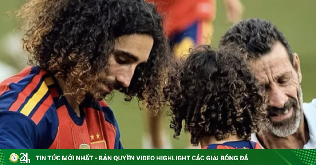 Tình phụ tử mái tóc dài của cầu thủ Cucurella