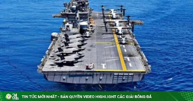 Mỹ điều tàu đổ bộ tấn công mang siêu tiêm kích F-35B tới Trung Đông