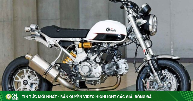 Monkey 125 "lột xác" với gắp đơn và khung nhôm CNC, đẹp như một tác phẩm cơ khí