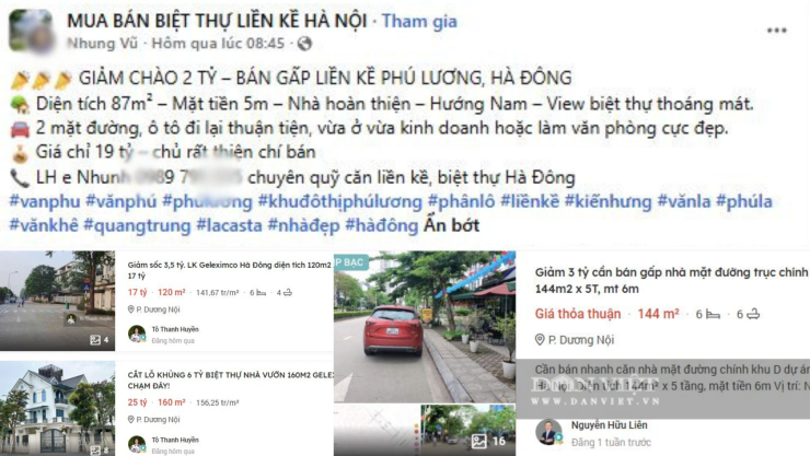 Biệt thự, liền kề Hà Nội giảm giá nhưng vẫn "ế"