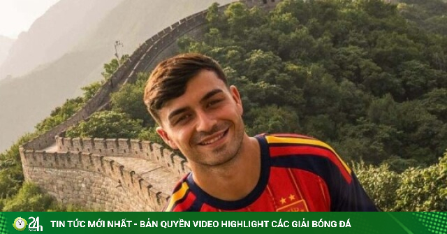 Pedri đi du lịch Trung Quốc sau vô địch World Cup