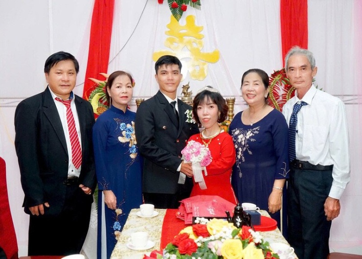 Cặp đôi được hai bên gia đình ủng hộ 