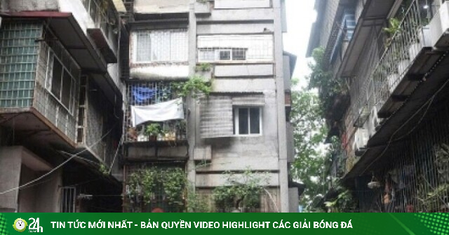 “Nín thở” sống trong khu tập thể cũ xuống cấp trầm trọng ở Hà Nội