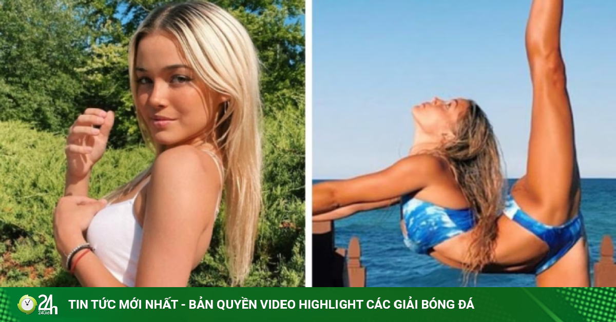 Hot girl mặc bikini nhào lộn đỉnh cao trên bãi biển, có 5 triệu người theo dõi trên MXH