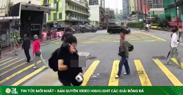 Video cặp đôi có hành động thân mật khi băng qua đường gây bão mạng