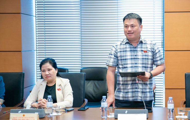Đại biểu Đặng Ngọc Huy (Đoàn ĐBQH tỉnh Quảng Ngãi)