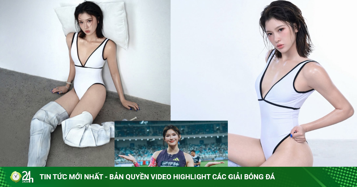 Kiều nữ điền kinh tai tiếng nhất Trung Quốc, mặc bikini trắng muốt đón sinh nhật