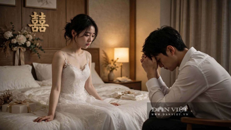 Đêm tân hôn, máu trong người tôi như đông lại.