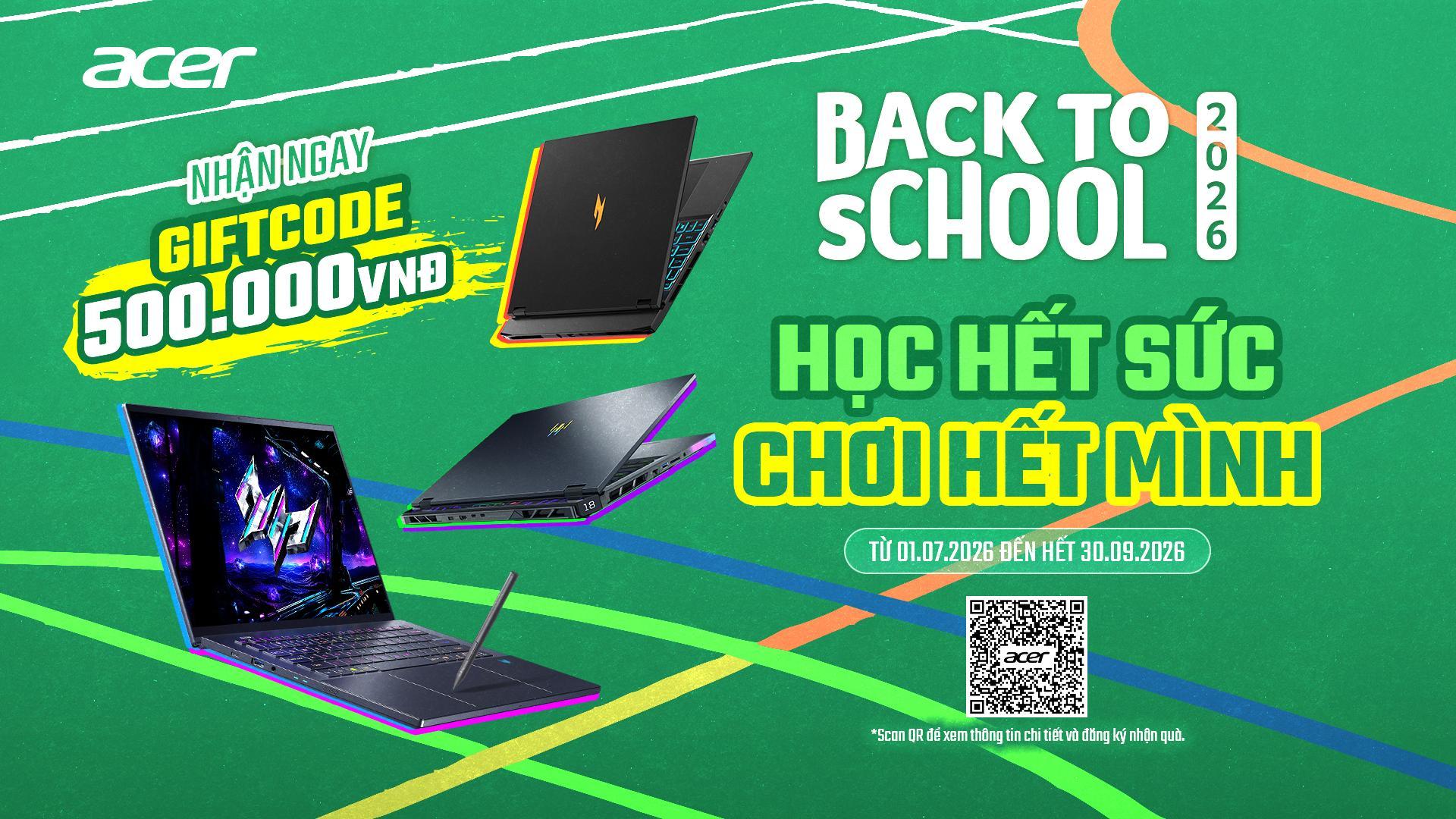 Acer Back to School 2026 Program