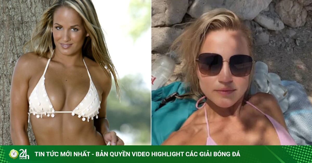 Nữ MC thể thao gặp cảnh "đỏ mặt" khi mặc bikini tung tăng trên bãi biển