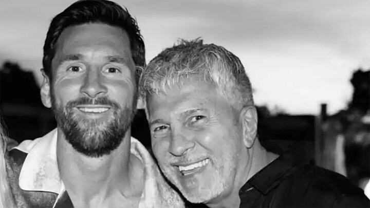 Messi and his father (Photo: Ole)