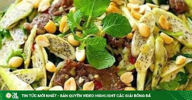 Loại củ chỉ xuất hiện vài tuần trong năm, đem xào cùng thịt bò giòn ngọt, cả nhà ăn hết nồi cơm
