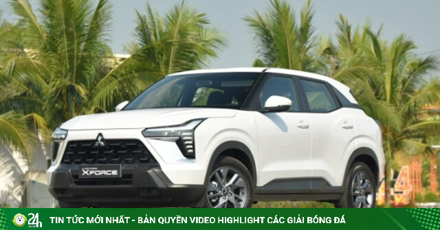 Mitsubishi Xforce giảm giá 72 triệu đồng vì được hỗ trợ lệ phí trước bạ