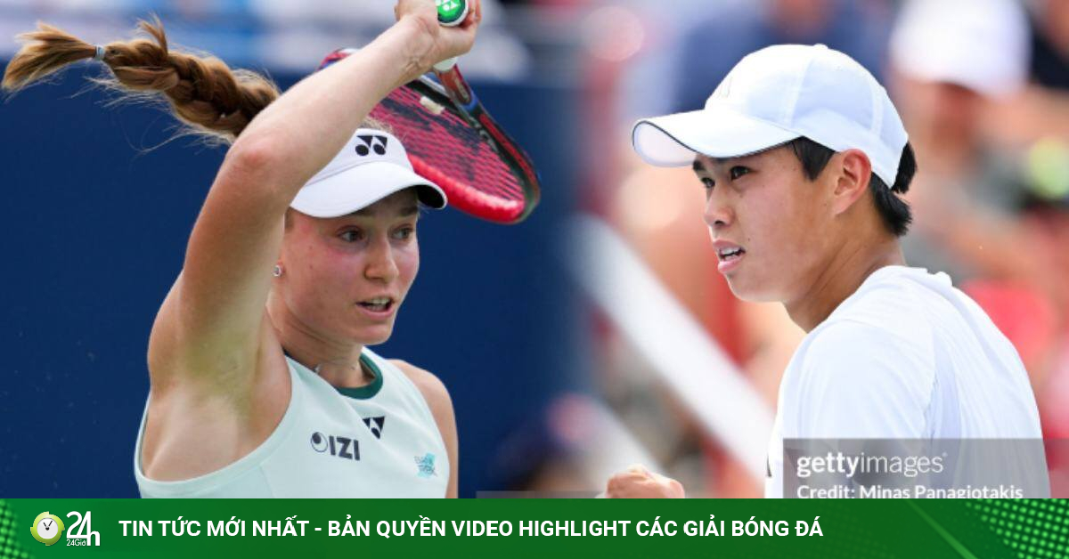 Hấp dẫn tennis Canadian Open: Rybakina suýt nữa bị loại, Learner Tien vào tứ kết