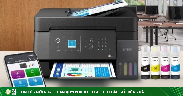 Epson tung cùng lúc 8 máy in không nhiệt mới, dùng mực hiệu suất tới 7.500 trang