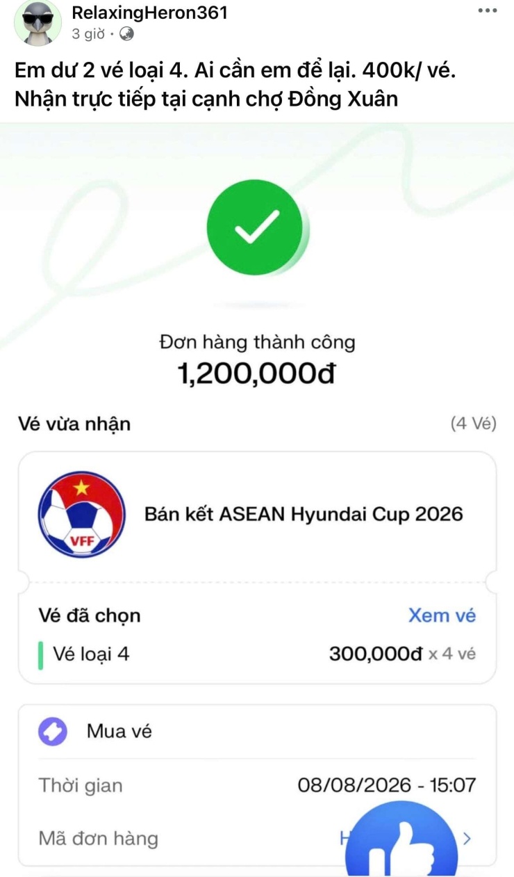 CĐV cũng liên tục đăng bài tìm mua vé.