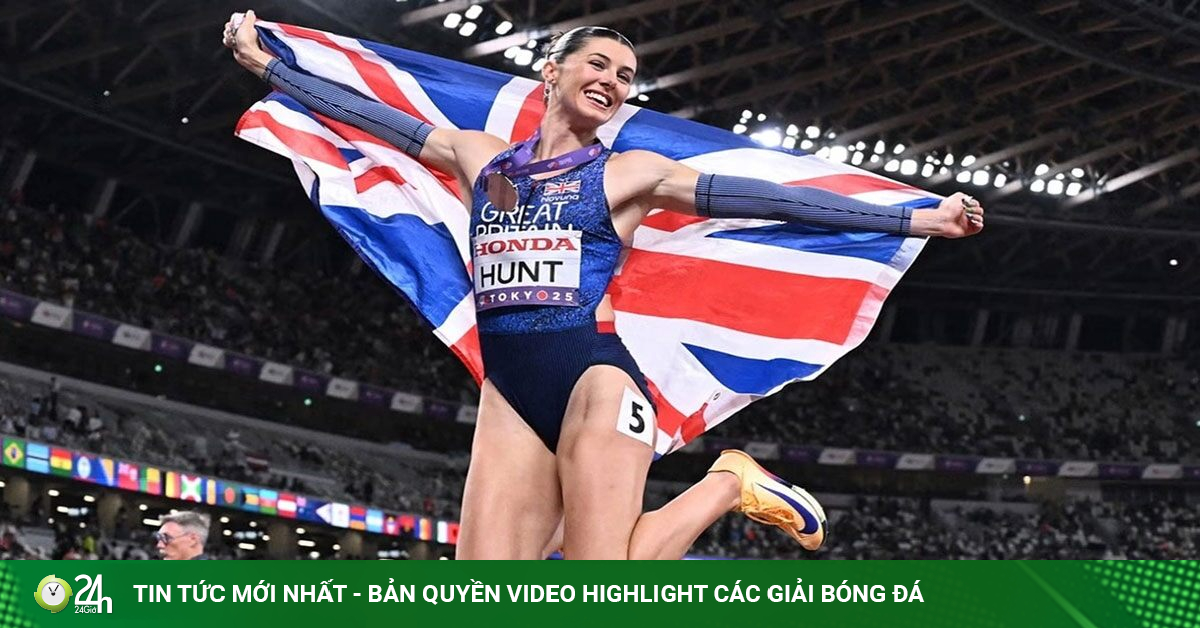Nữ hoàng điền kinh Amy Hunt vô địch chạy 100m châu Âu, nhan sắc nổi bật trên đường đua