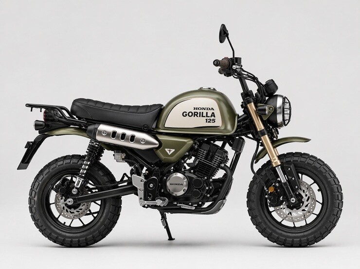 Honda Gorilla 125 có thể “hồi sinh” từ nền tảng Monkey 125 - 4
