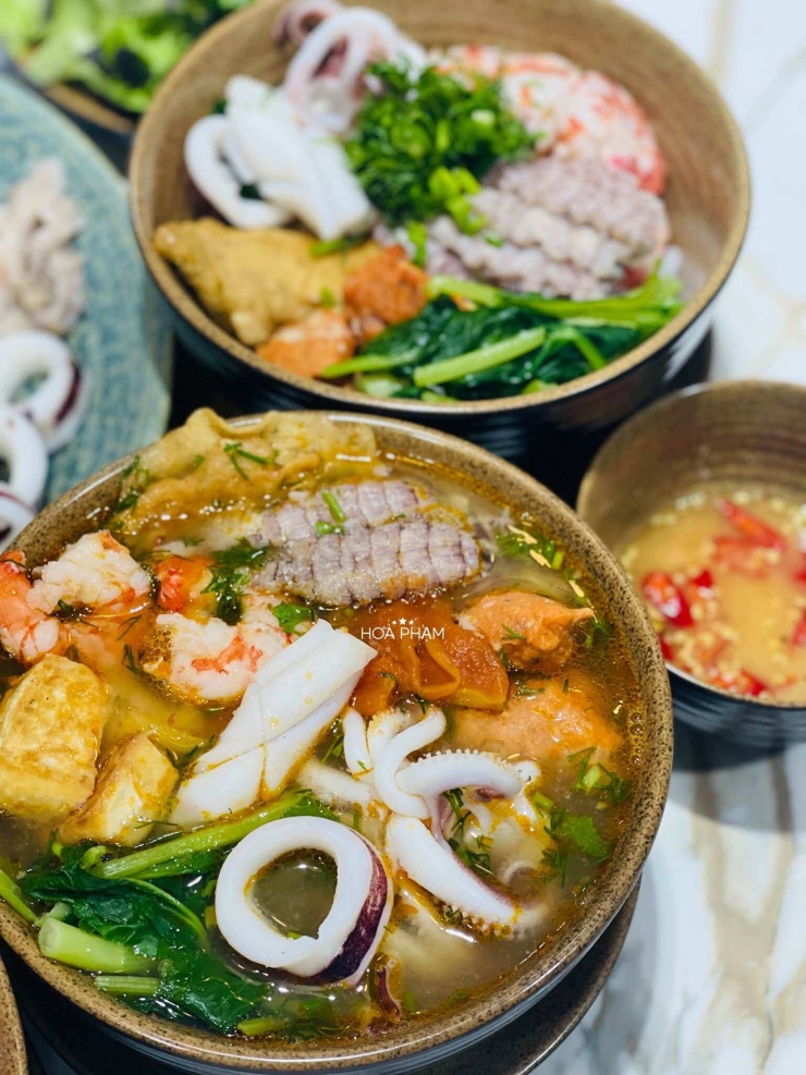 Để nấu bún hải sản đậm đà, thơm ngọt tự nhiên đừng bỏ qua công thức này, món ăn thơm phức, ngọt lành - 5