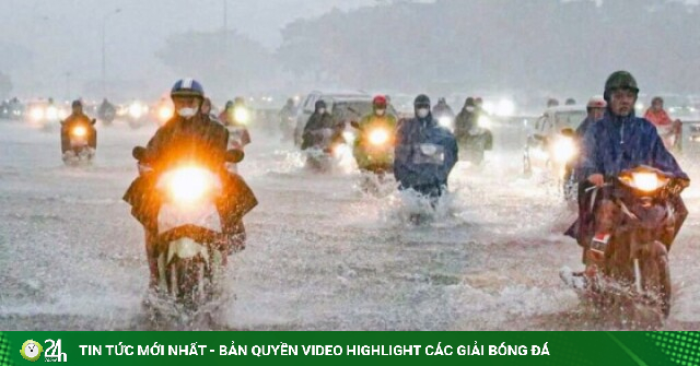 Dự báo thời tiết 14/8: Miền Bắc mưa lớn từ chiều, kết thúc đợt nắng nóng