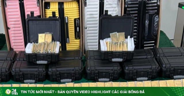 Phát hiện 14 vali chứa 145 kg vàng thỏi ngay tại sân bay